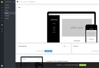 console d'administration de shopify.