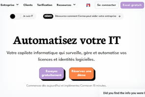Corma l&egrave;ve 3&nbsp;millions d'euros pour automatiser la gouvernance des logiciels