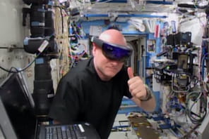 R&eacute;alit&eacute; augment&eacute;e : le casque Hololens de Microsoft d&eacute;j&agrave; utilis&eacute; par la Nasa