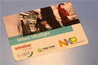 carte sans contact mifare de nxp. 