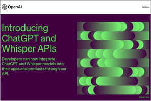 ChatGPT&nbsp;: que peut-on faire avec la nouvelle API&nbsp;?