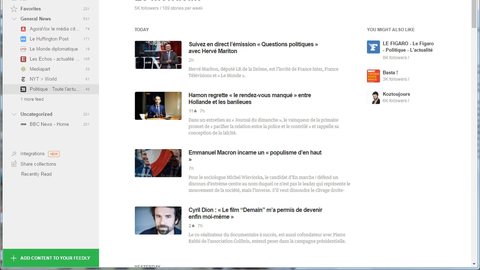 Feedly 