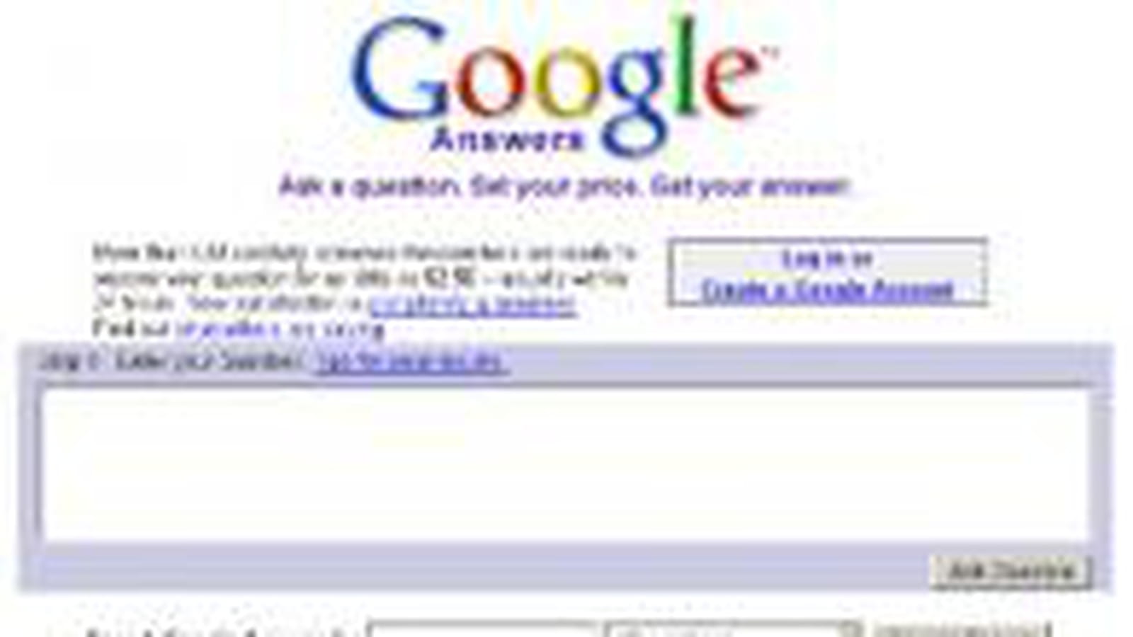 Google Answers