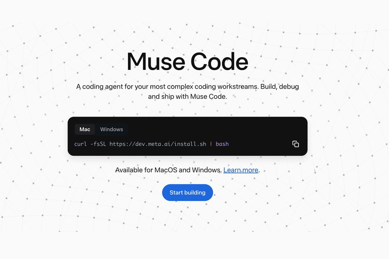 Muse Code : on a testé l'agent de code de Meta