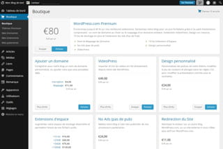 wordpress.com offre une interface équivalente à celle du cms historique. 