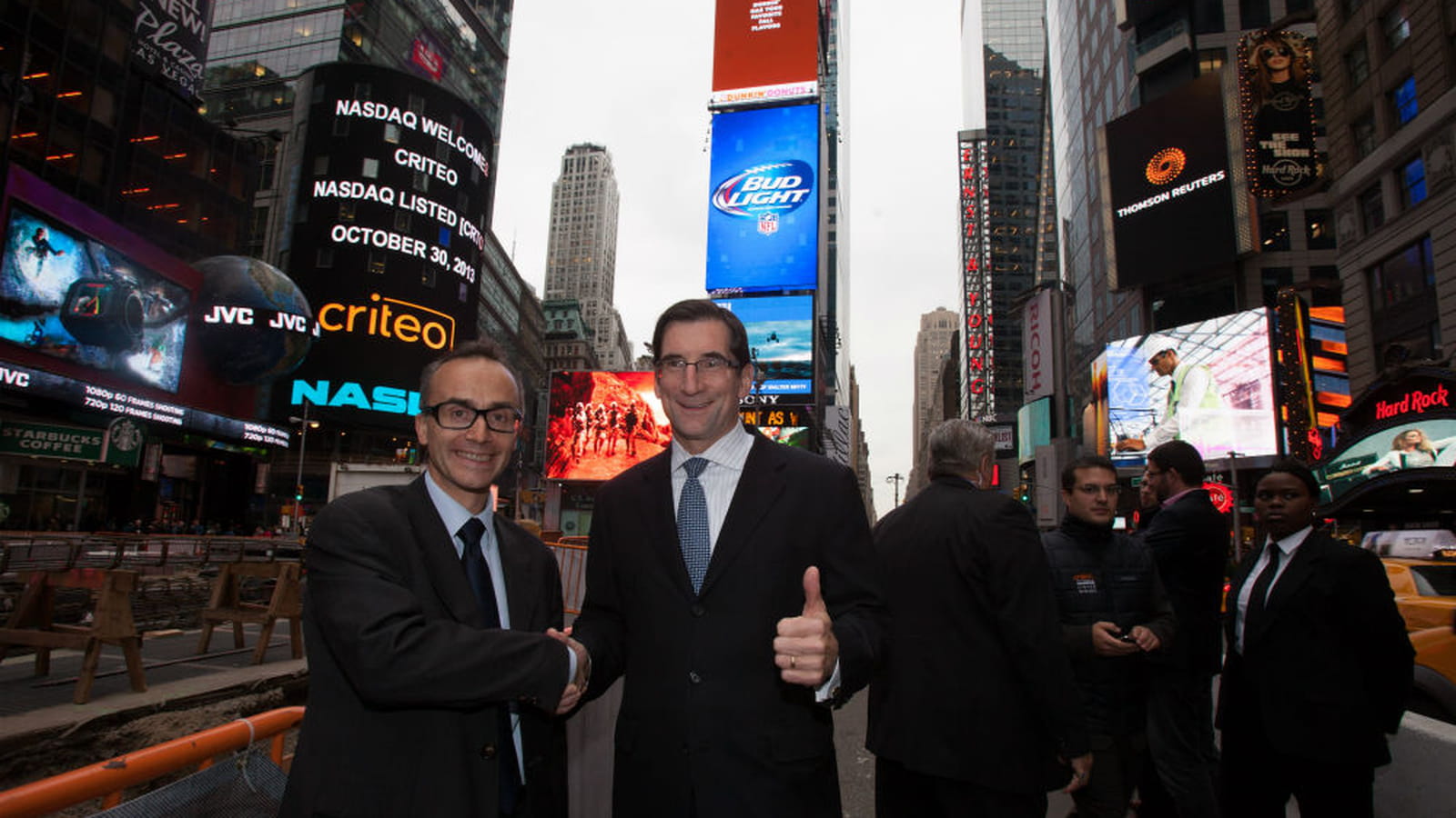 Avec les félicitations du Nasdaq