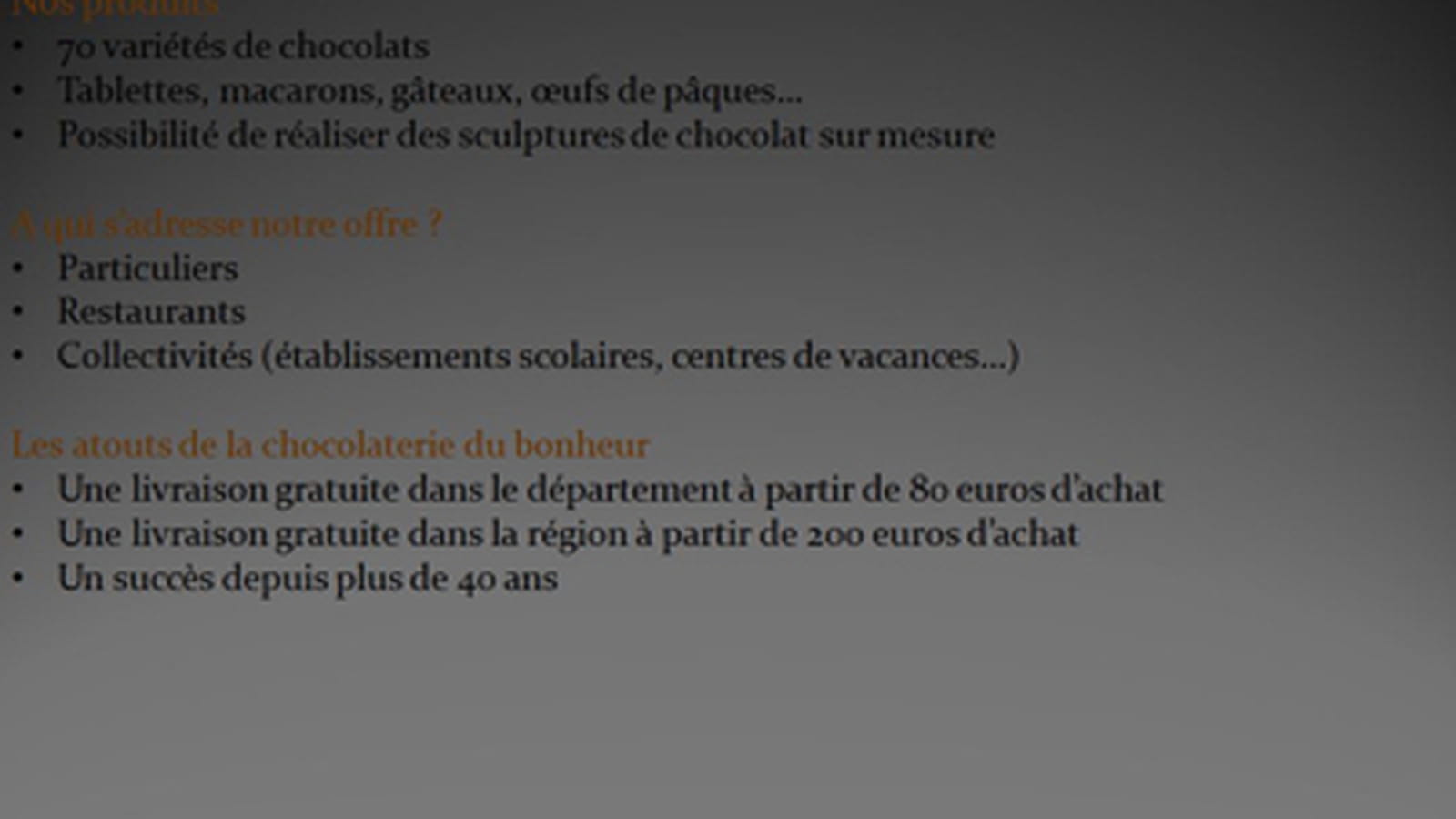 Le fond opaque