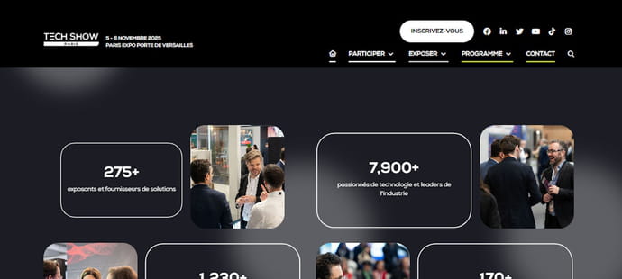 Le Tech Show Paris 2025&nbsp;se tiendra les 5&nbsp;et 6&nbsp;novembre prochains