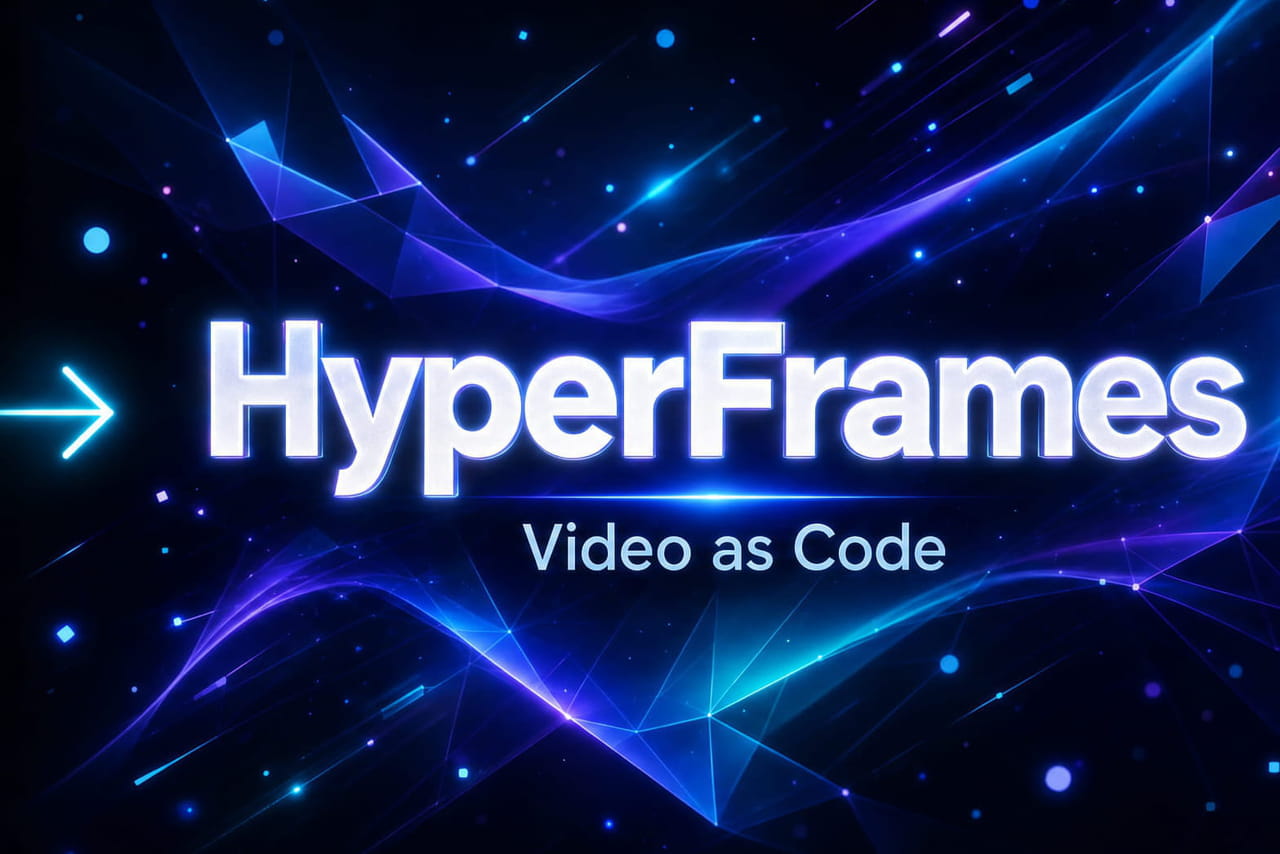 Test d'HyperFrames, l'outil IA qui veut remplacer Premiere Pro par de simples prompts