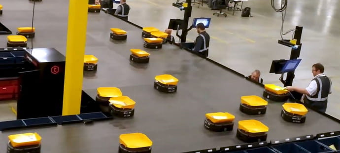 Digital Store&nbsp;: Tompkins robotics et ses robots trieurs d'articles