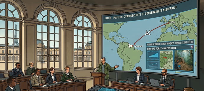 "On se retrouve le nez dans la boue en Guyane"&nbsp;: comment la majeure cyber de l'IHEDN transforme des carri&egrave;res