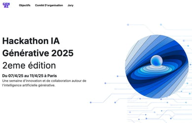 Le prochain Hackathon "Generative AI" débutera le 4 avril