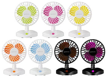 très power flower, ces ventilateurs ont un goût des années 70.