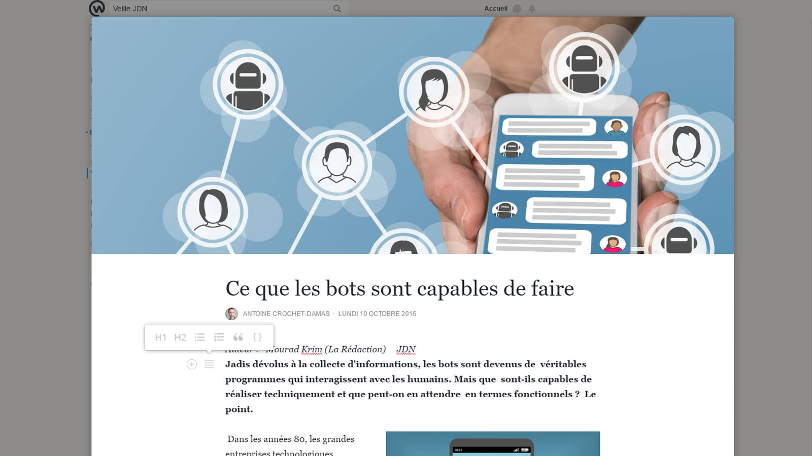 Créer des newsletters