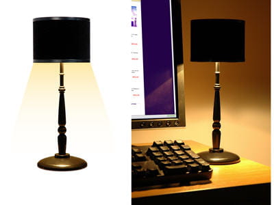 lampe au style rétro