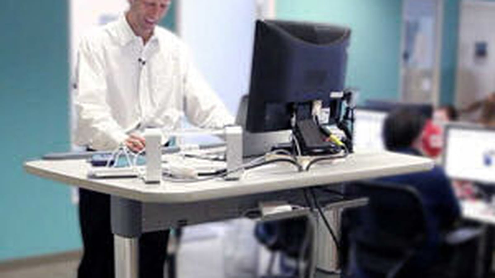 Le bureau à tapis roulant