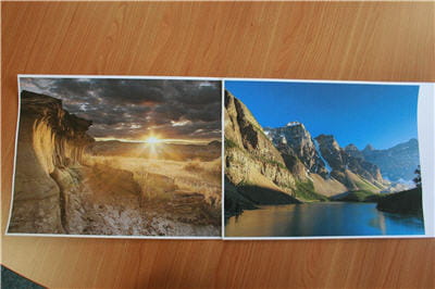 deux impressions photo a4 sur la lexmark s605