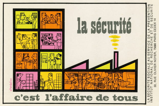 Sécurité au travail : 60 ans d'affiches