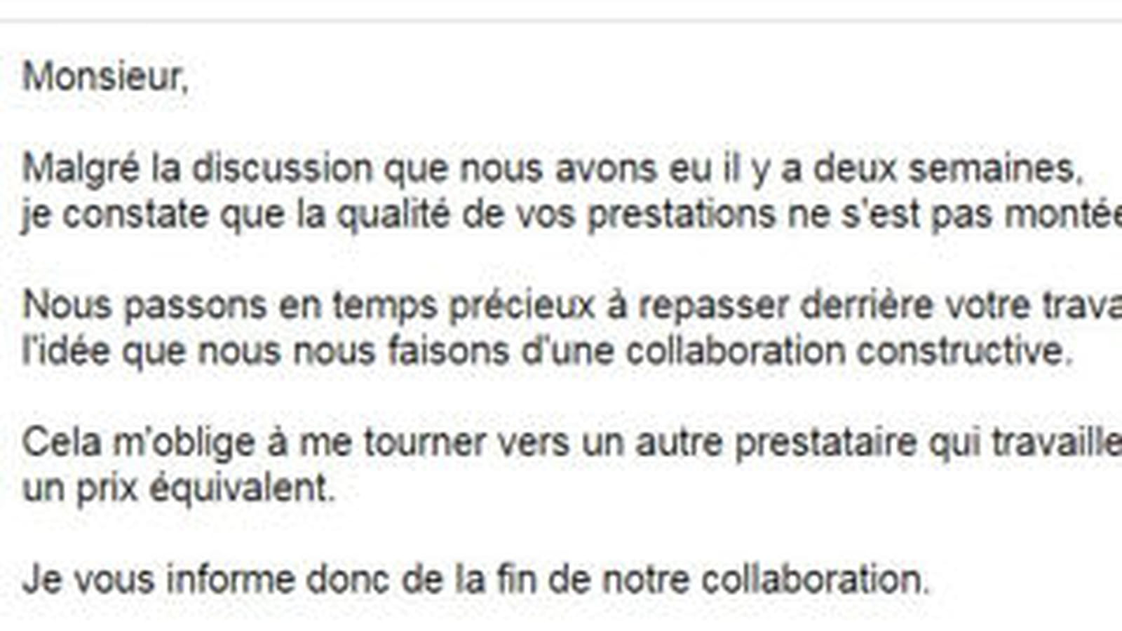 Très respectueusement