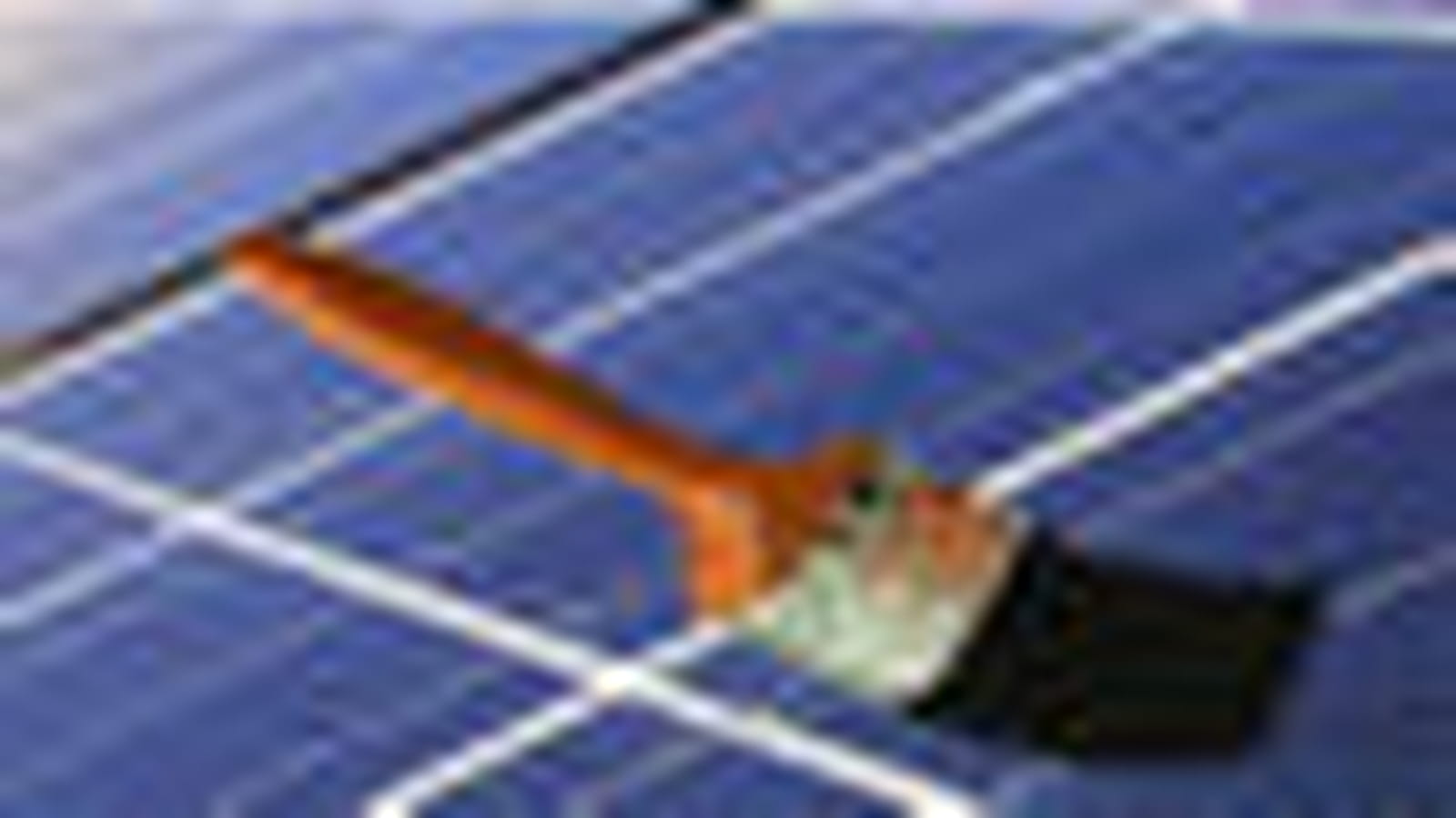 Panneau solaire en peinture