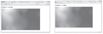 figure 2.3 - un élément accompagné du seul attribut @src dans firefox (à gauche)