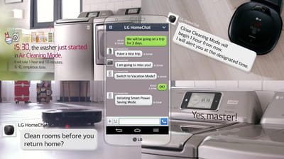 la messagerie instantanée du futur selon lg.