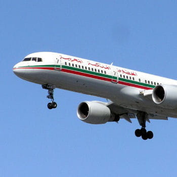 un boeing 747 aux couleurs de royal air maroc