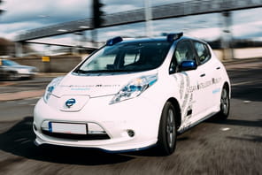 Sans chauffeur ni peur dans la Nissan autonome &agrave; Londres