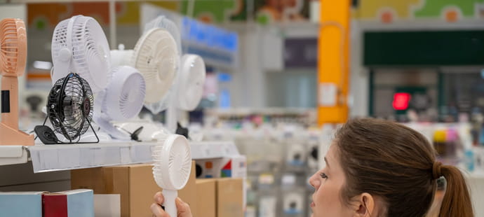 Les ventes de ventilateurs et climatiseurs d&eacute;passent 1,9&nbsp;million d'unit&eacute;s en France en deux semaines