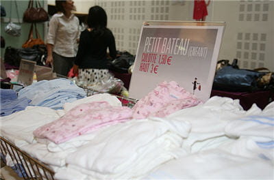 un lot de produits enfant petit bateau