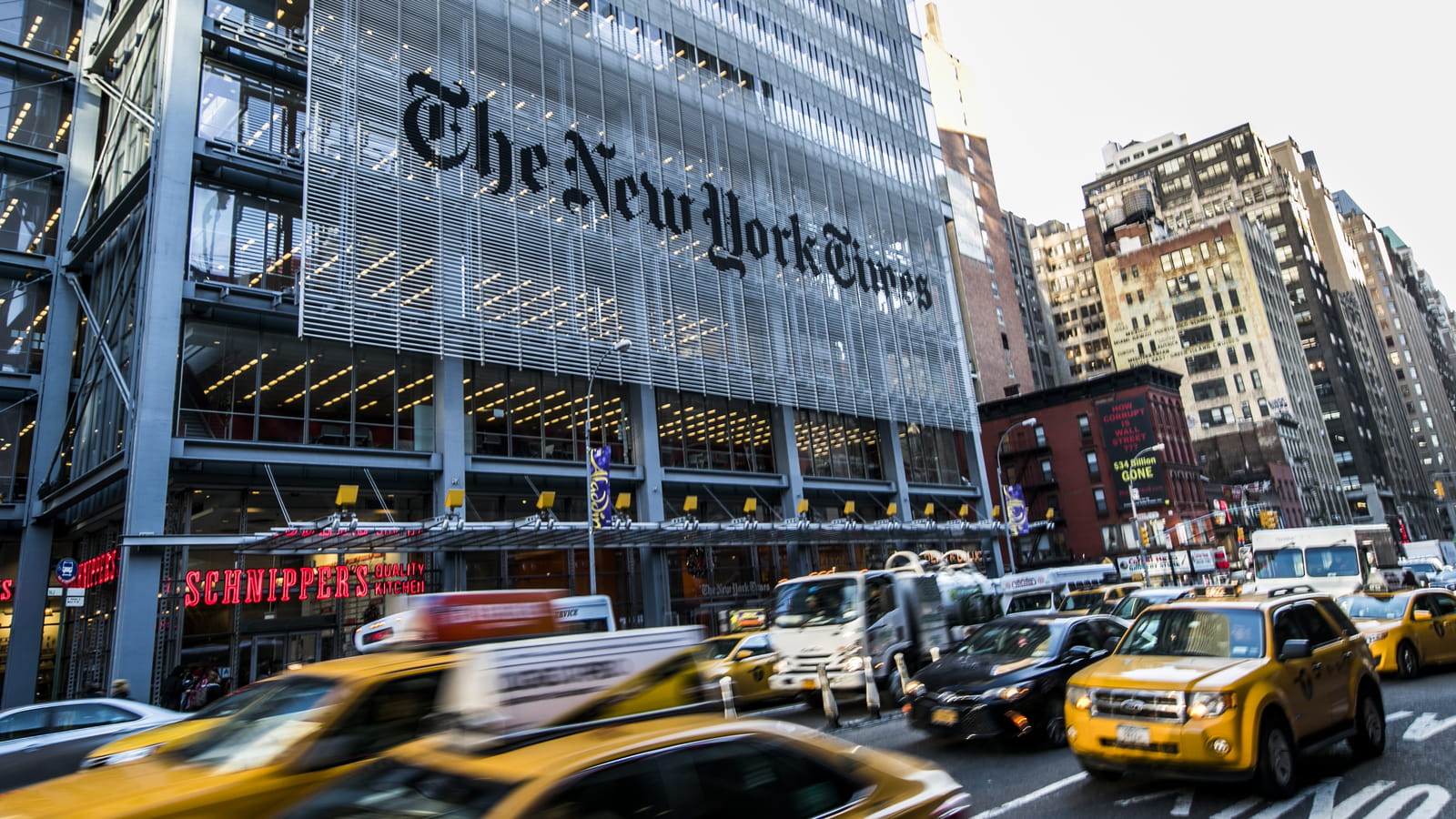 Découvrez le siège social du New York Times, un building qui a couté un milliard de dollars