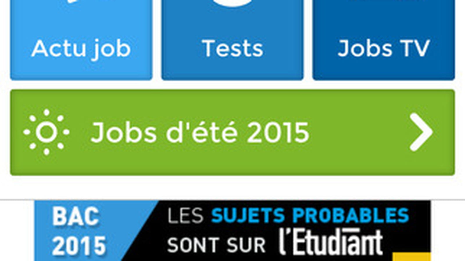 Jobs Etudiants