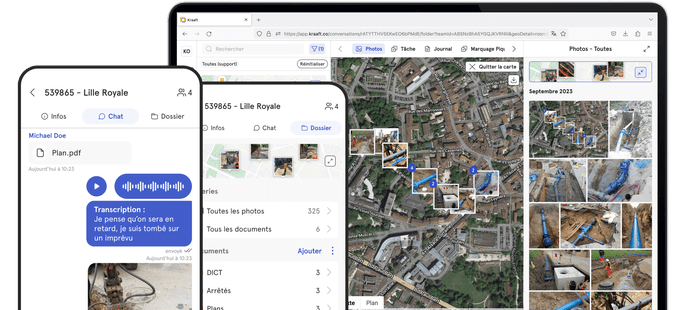 Kraaft l&egrave;ve 13&nbsp;millions d'euros pour son application de suivi de chantier