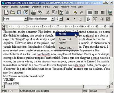 le traitement de texte alternatif