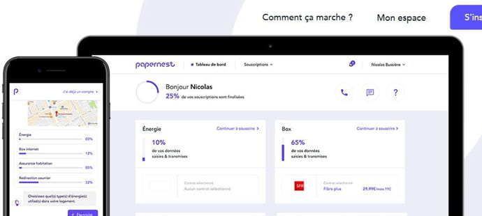 Souscritoo devient Papernest et l&egrave;ve 10&nbsp;millions d'euros
