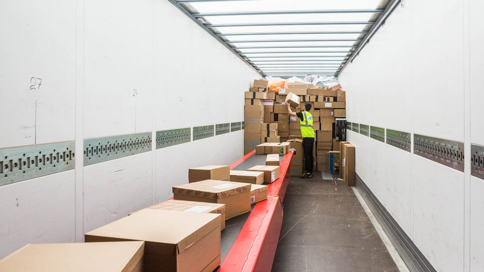 Chargement des camions