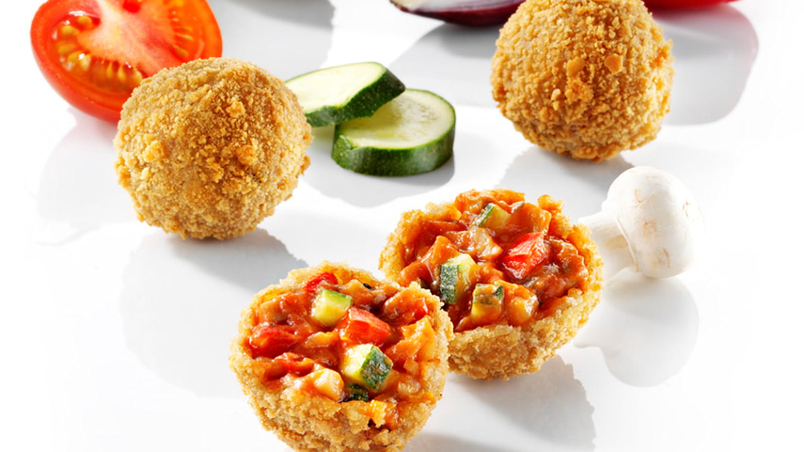 Snacks de légumes panés
