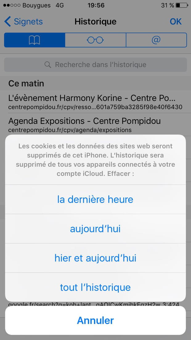 Comment Supprimer Une Adresse Mail En Mémoire Effacer l'historique