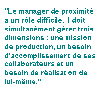 le manager 3 en 1 - voir la tribune de gérard silve