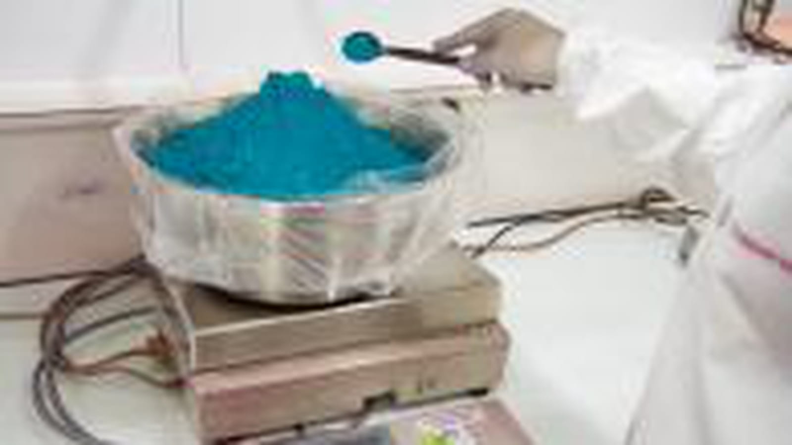 Pesage des pigments