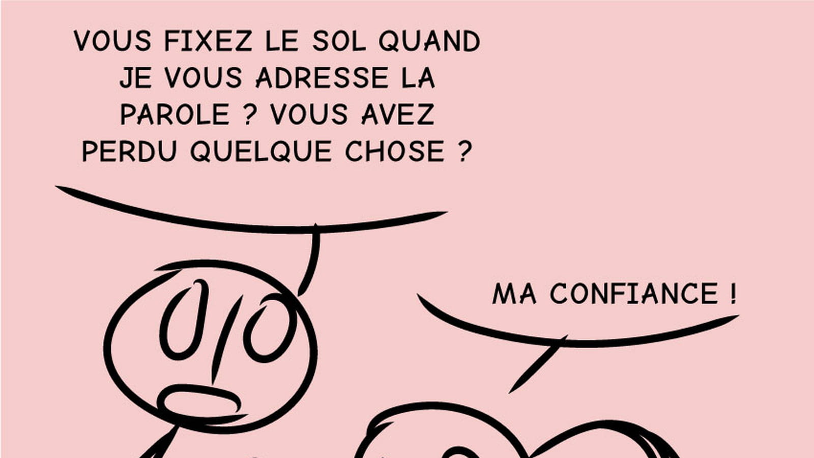 Baisser les yeux