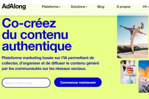 AdAlong met les contenus UGC au c&oelig;ur des campagnes de marques