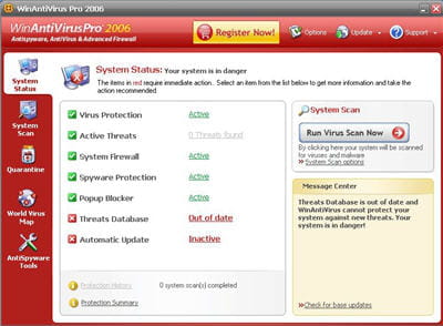 un faux antivirus qui a tout l'air d'un vrai