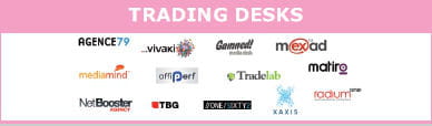 les trading desks qui opèrent dans l'écosystème rtb.