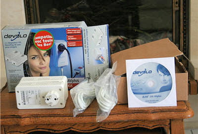 exemple d'adaptateur cpl - le devolo dlan 200 av starter kit.