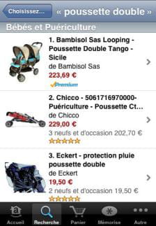 l'application iphone d'amazon france