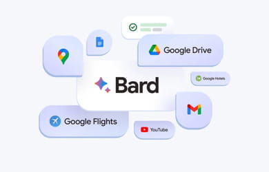 Drive, YouTube, Maps... Bard peut maintenant se connecter aux outils Google