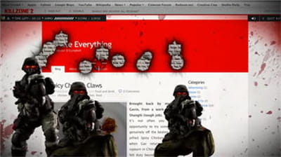 l'application killzone 2 de sony pour jouer sur n'importe quel site. 
