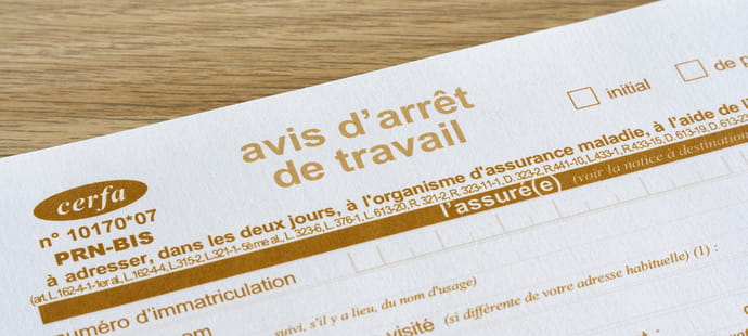Arr&ecirc;t maladie&nbsp;: un nouveau formulaire doit &ecirc;tre envoy&eacute;, sans &ccedil;a vous ne serez pas indemnis&eacute;