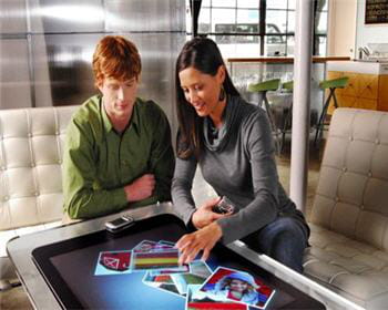 table interactive de microsoft : surface.
